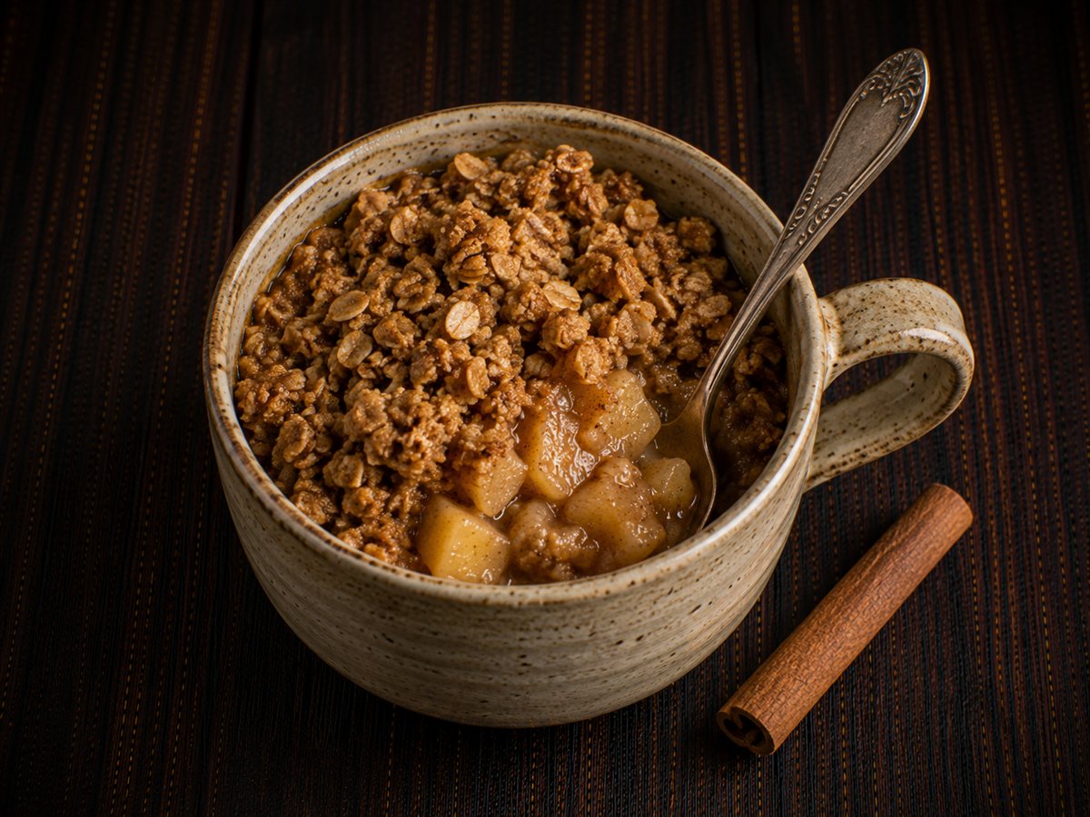 Apple Cinnamon Mug Crumble