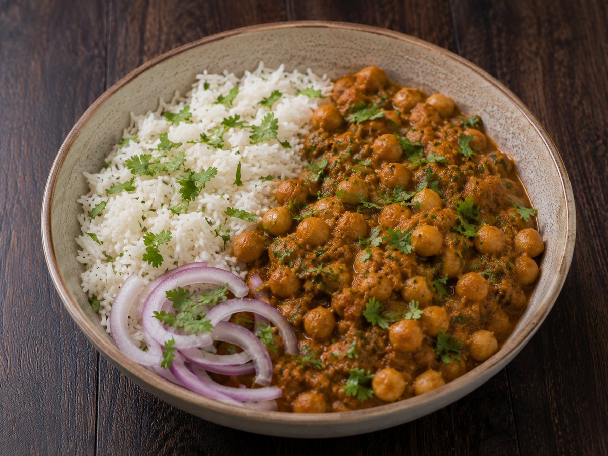 Chana Masala Protein Bowl