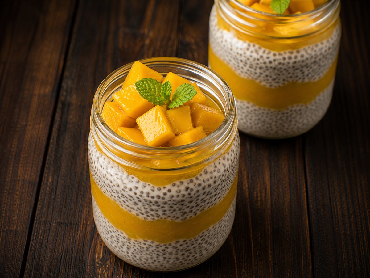 Chia Mango Pudding
