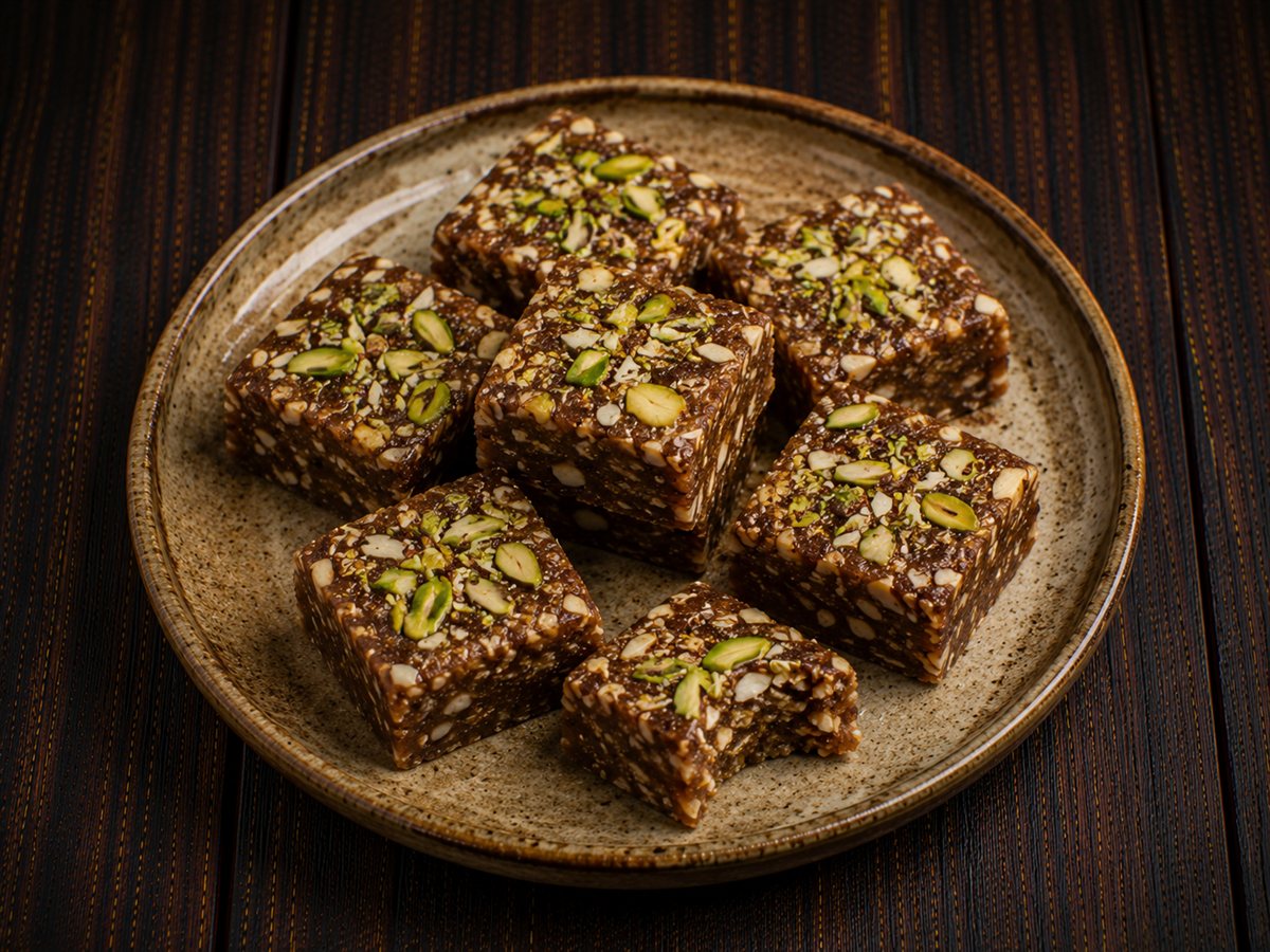 Date & Nut Protein Barfi