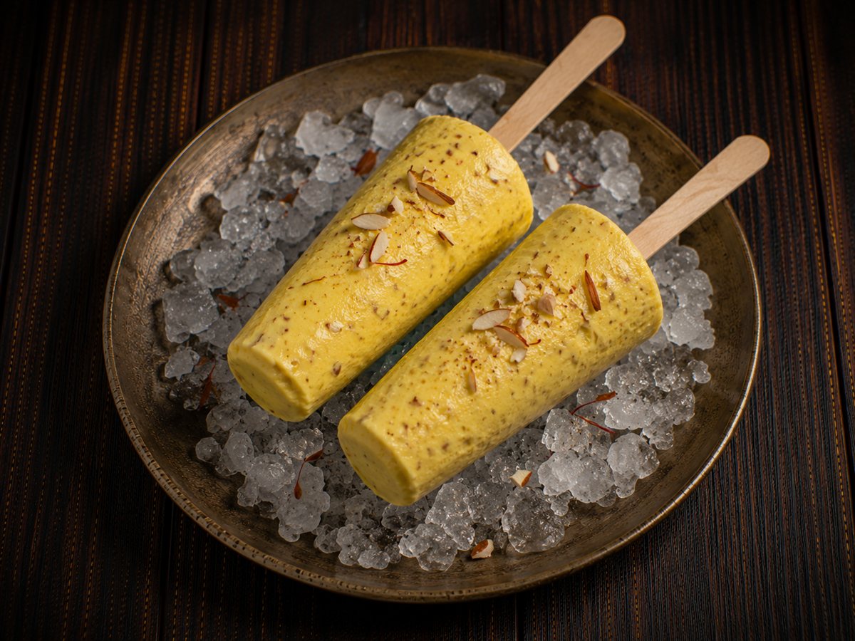 Kesar Badam Protein Kulfi