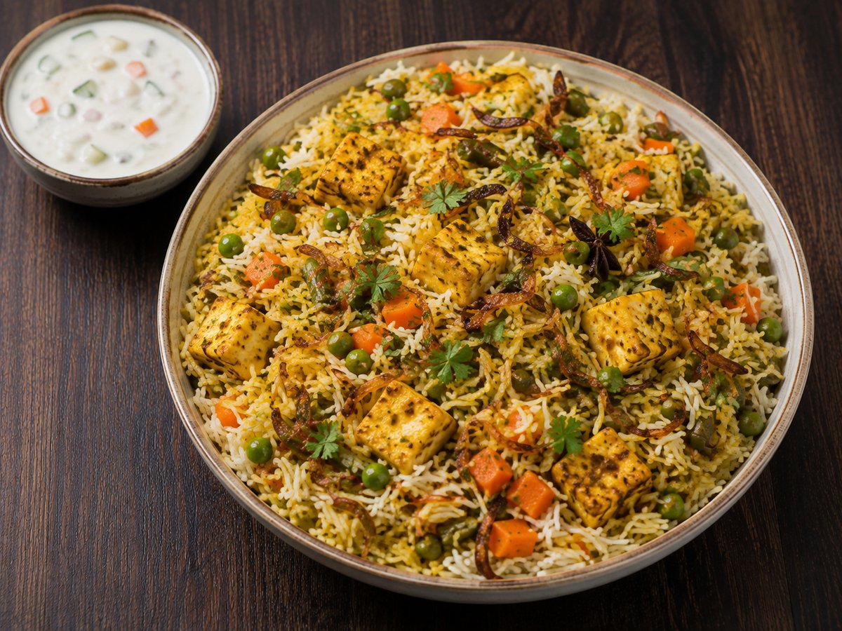 Light Paneer Veg Biryani
