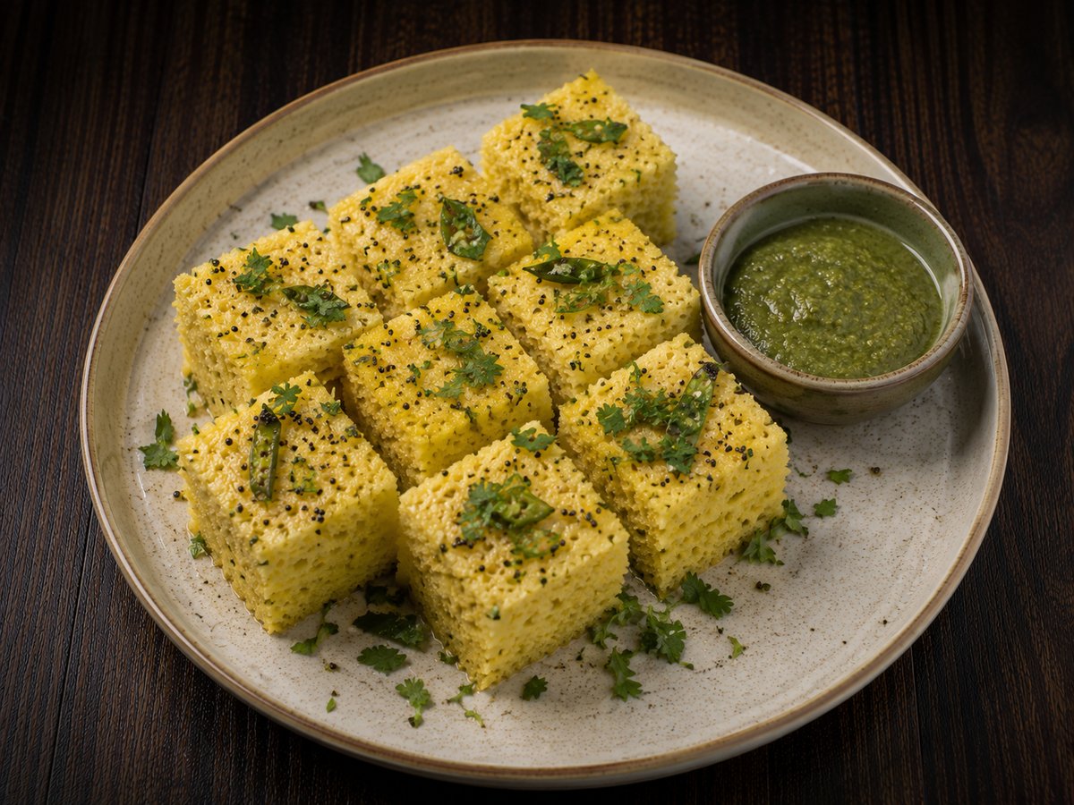 Moong Dal Dhokla