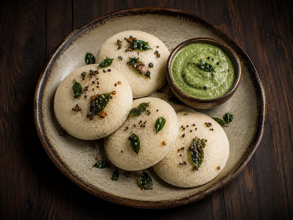 Moong Dal Idli