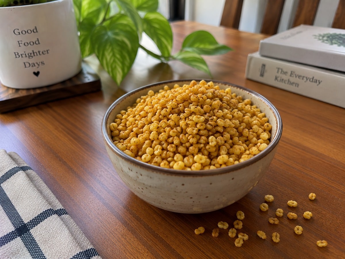 Baked Moong Dal Namkeen
