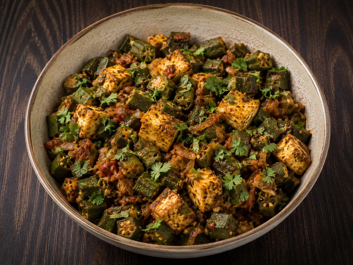 Paneer Bhindi Masala