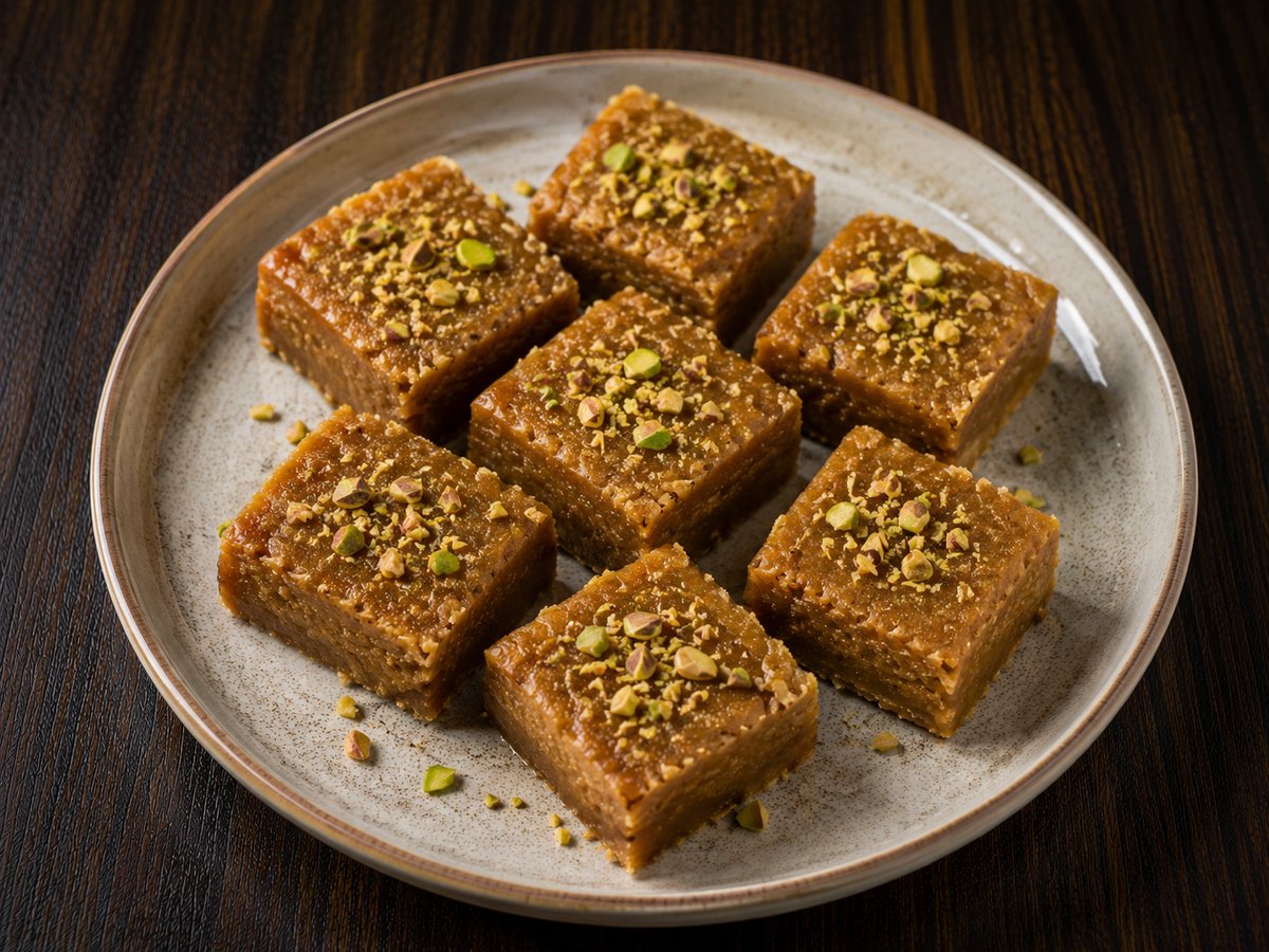 Paneer Jaggery Fudge