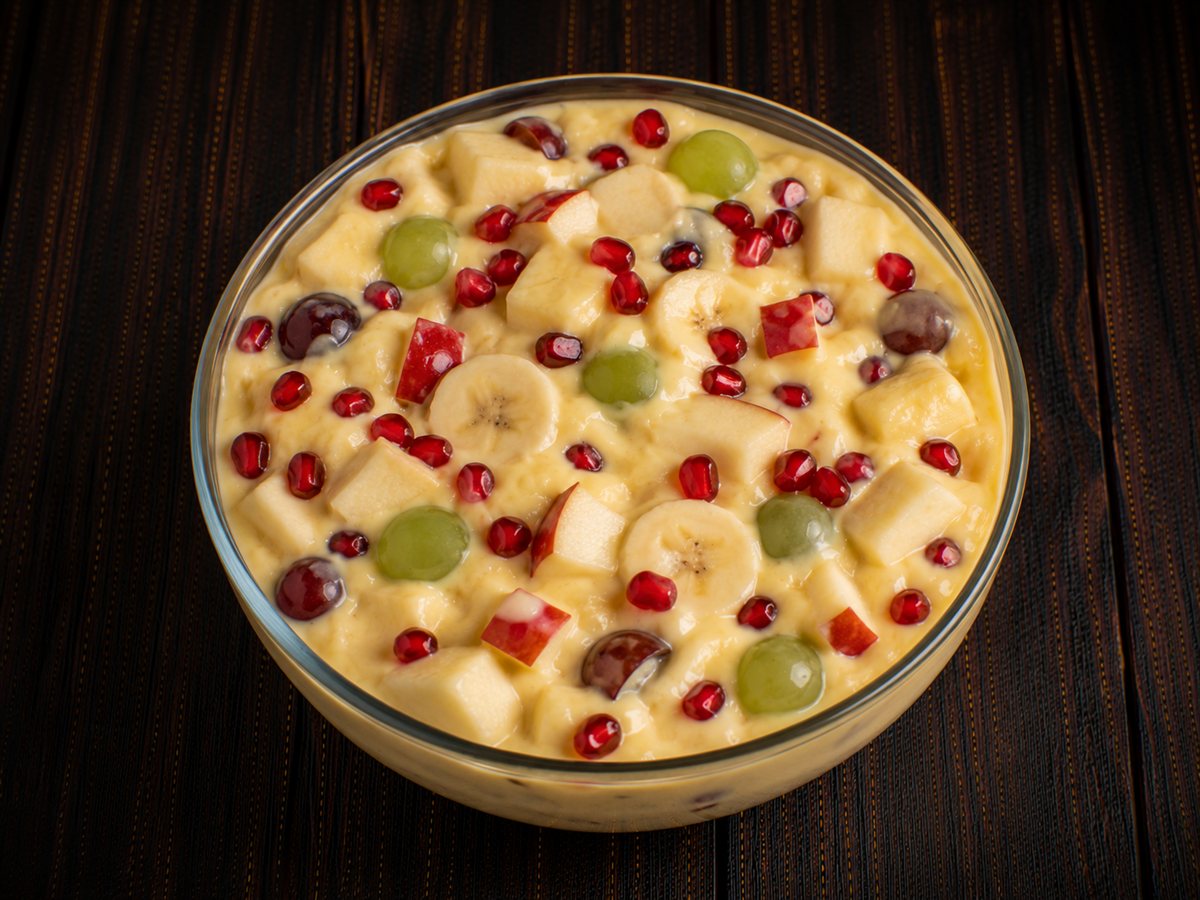 Protein Fruit Custard