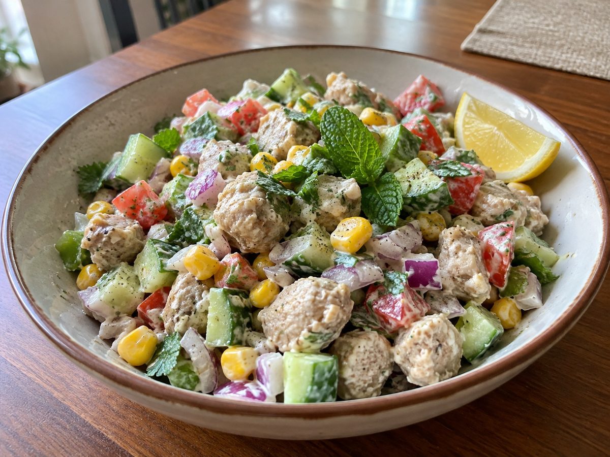 Soya Chunk Salad Bowl