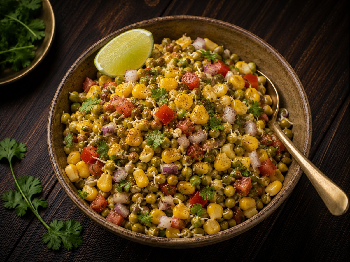 Sprouts & Corn Chaat