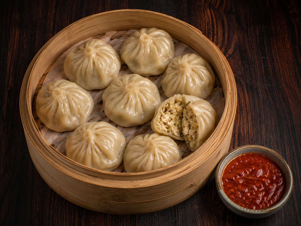 Steamed Paneer Momos