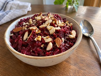 Beetroot Halwa, Light