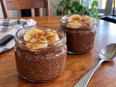 Cocoa Chia Protein Pudding