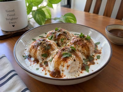 Dahi Vada, Steamed