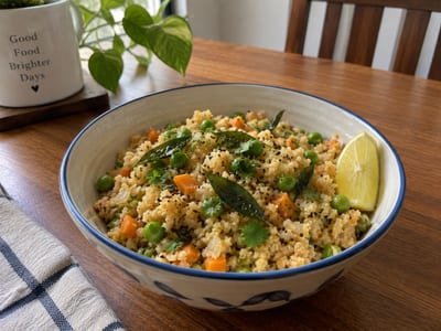 Savoury Daliya Upma