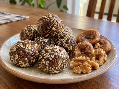 Fig and Walnut Protein Bites