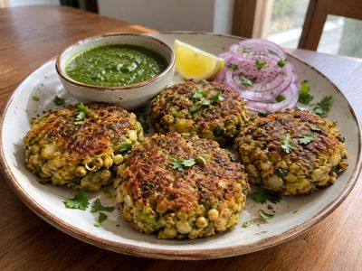 Moong Sprout Tikki
