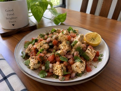 Paneer Chaat Cubes