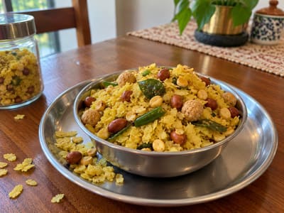 Roasted Poha Chivda