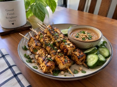 Tofu Satay Skewers