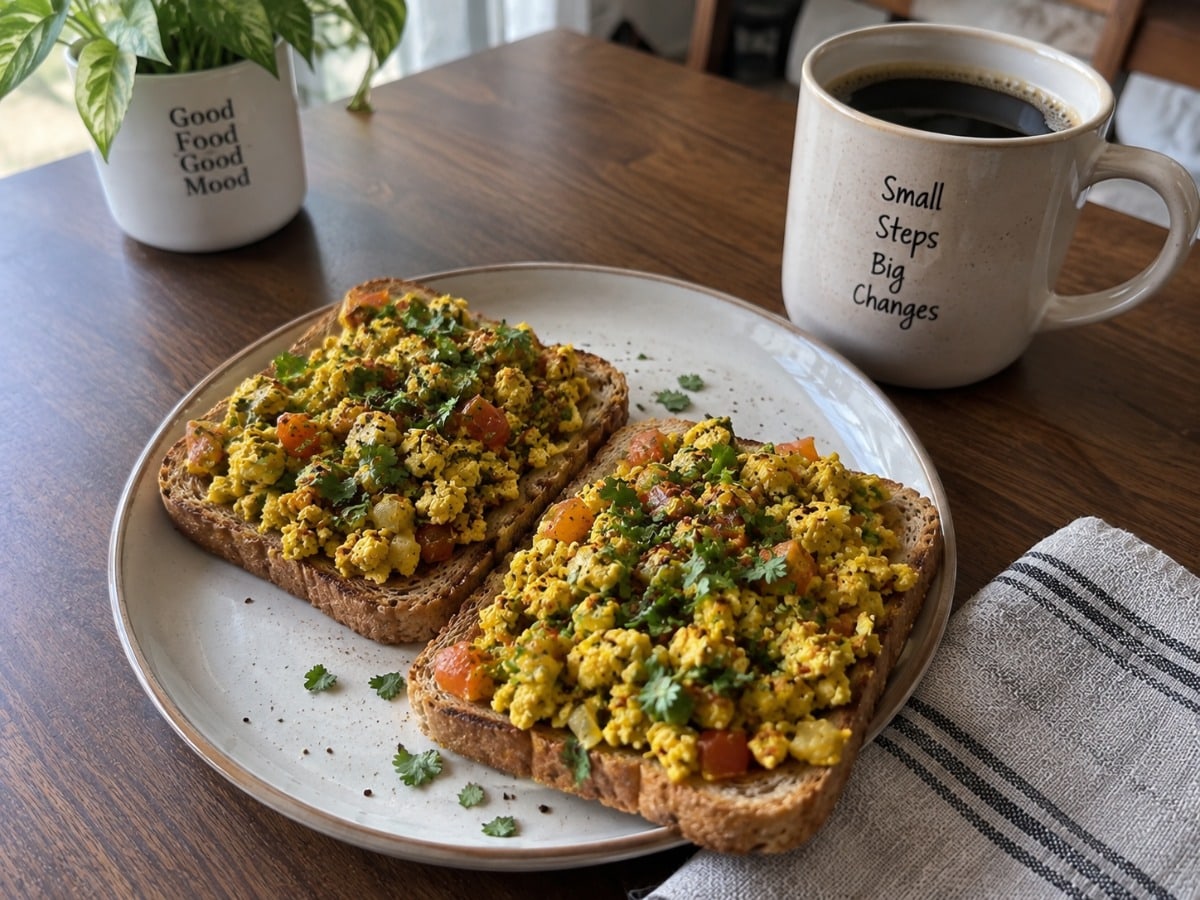 Tofu Scramble on Toast