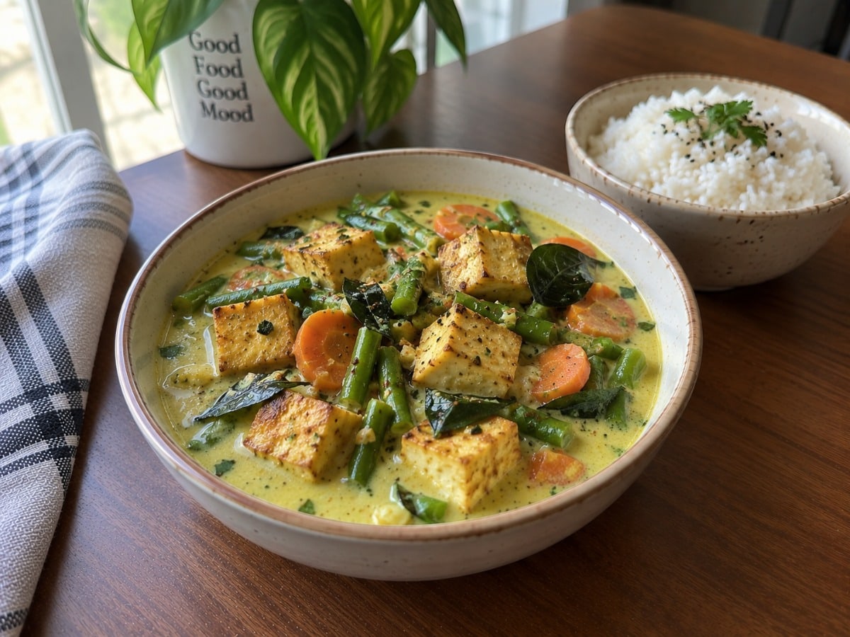 Tofu and Vegetable Coconut Curry